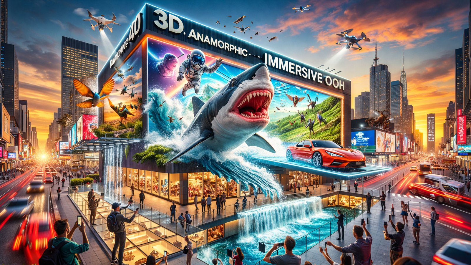 3D Anamorphic Immersive OOH